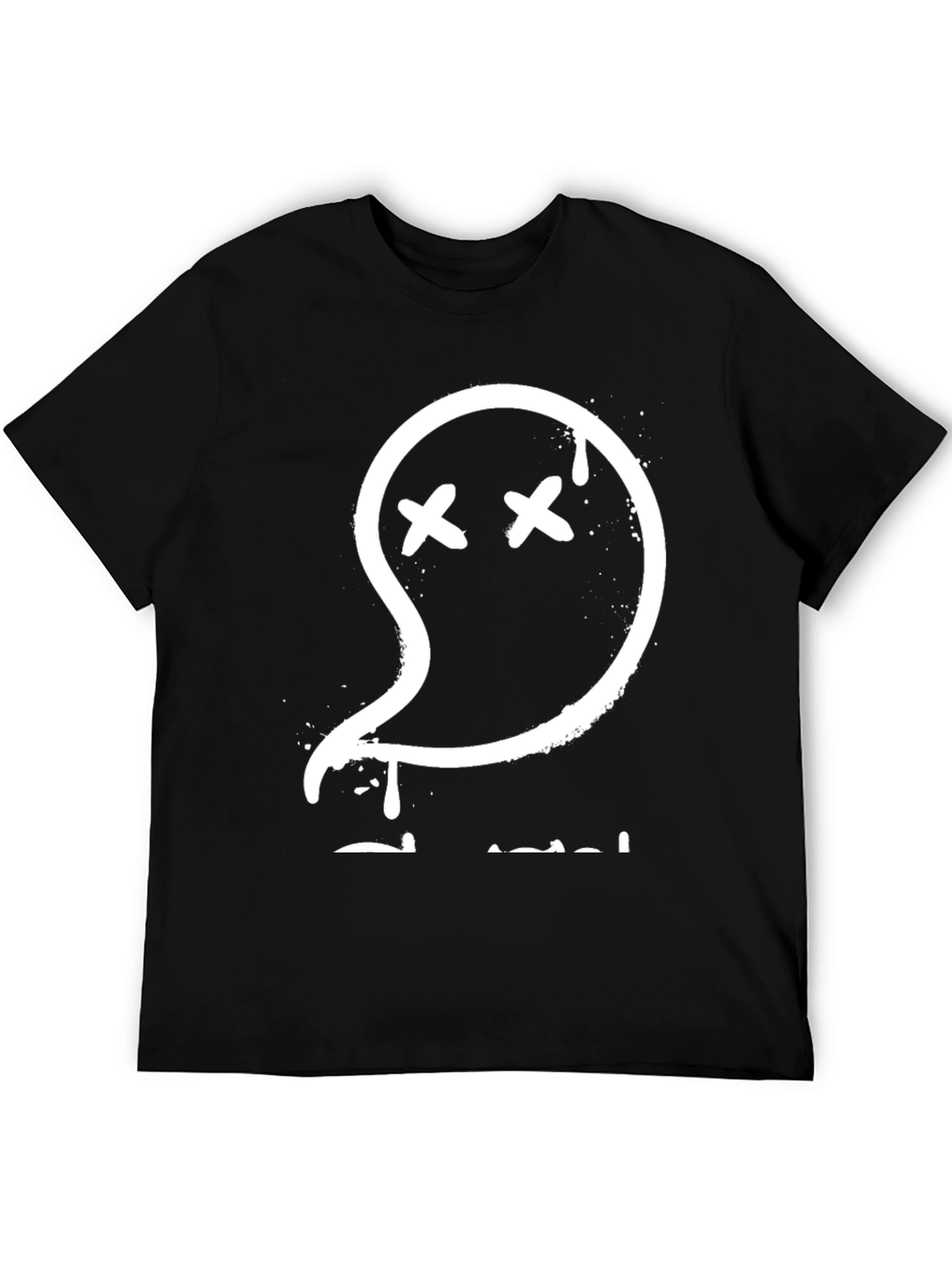 Ghost Graphic Black T-Shirt