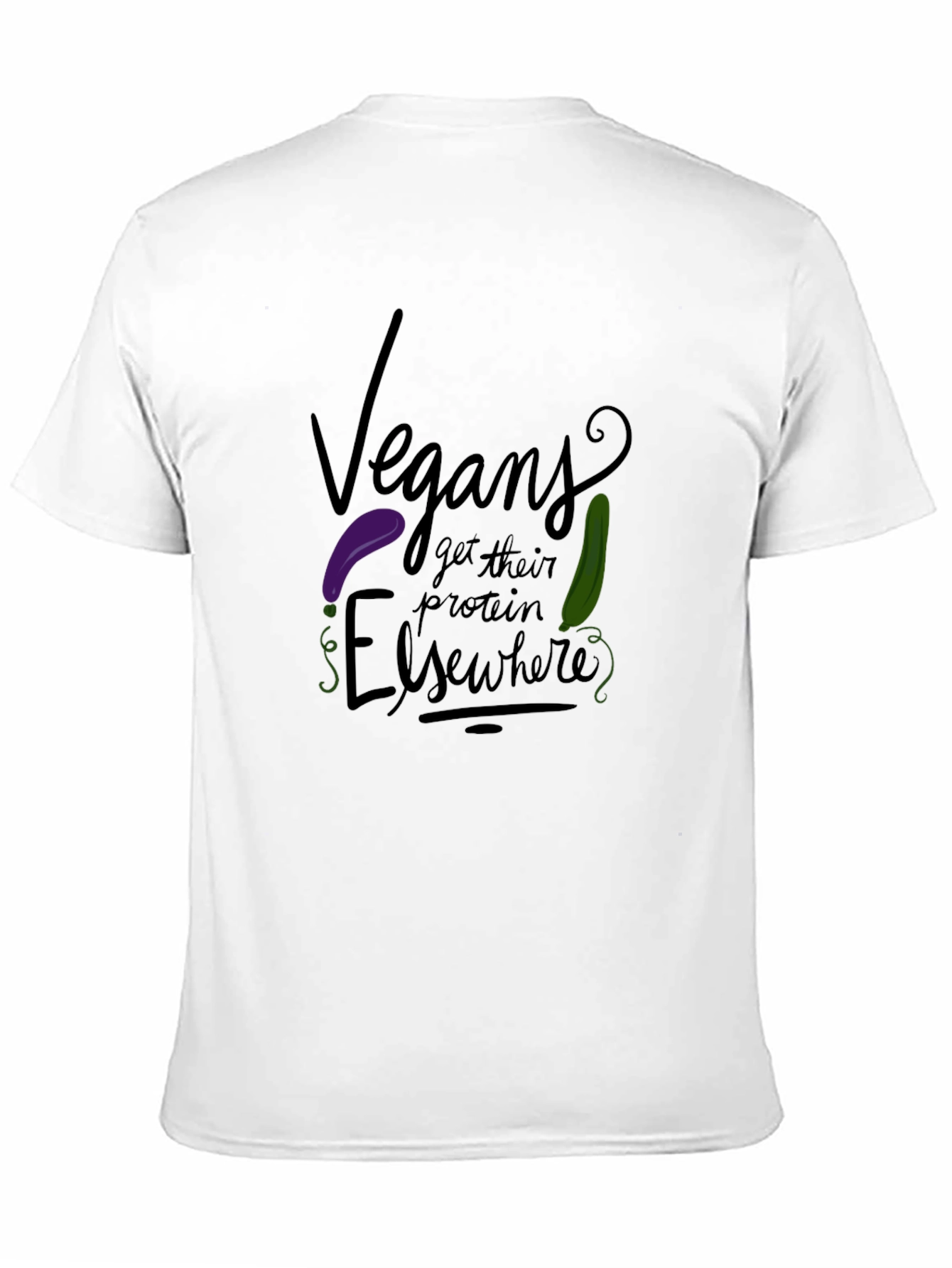Vegans Get Protein Elsewhere Graphic Tee