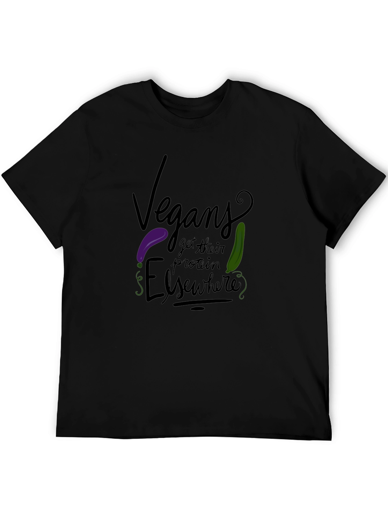 Vegans Get Protein Elsewhere Graphic Tee