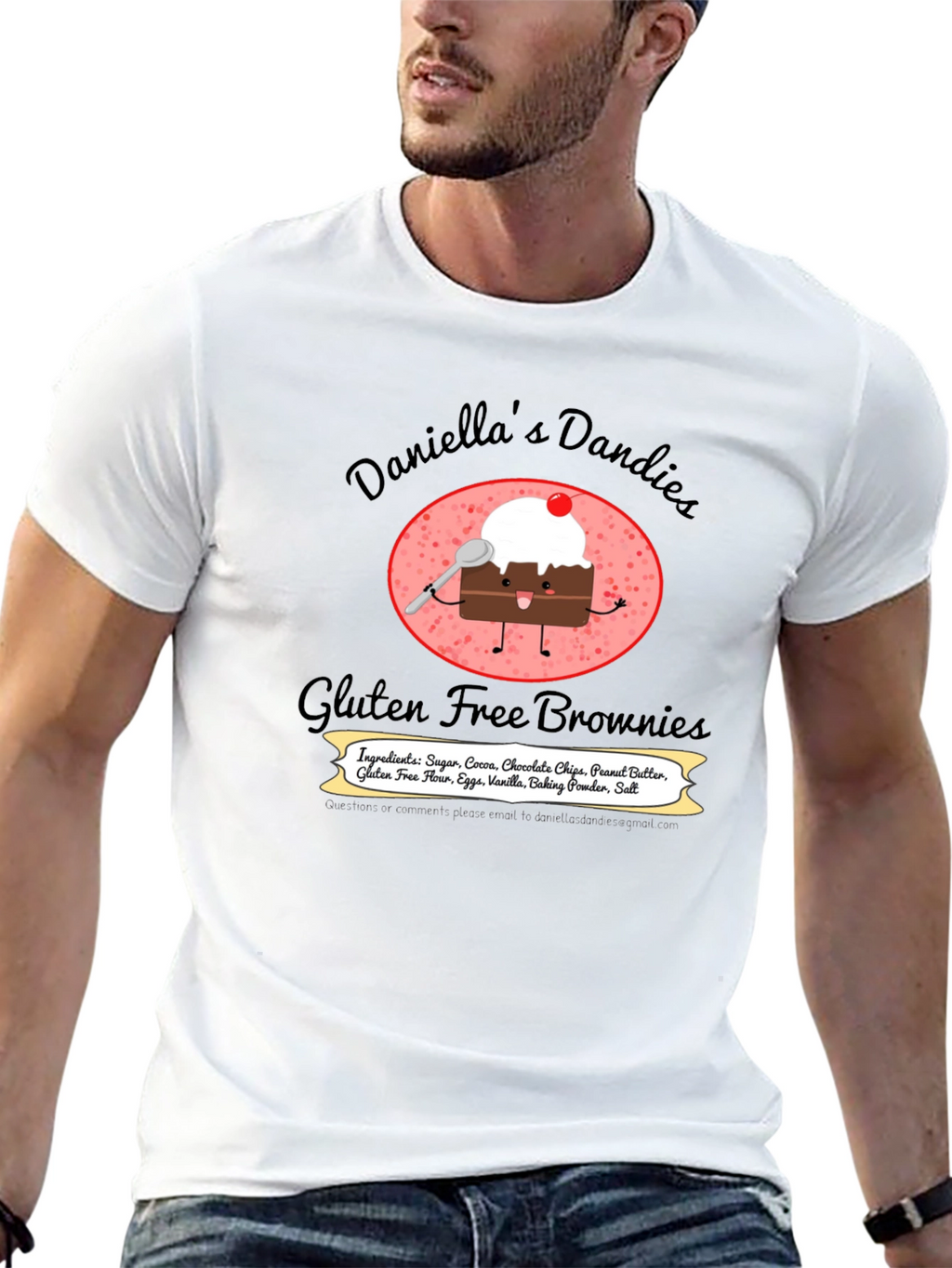 Daniellas Dandies Gluten Free Brownie T-Shirt