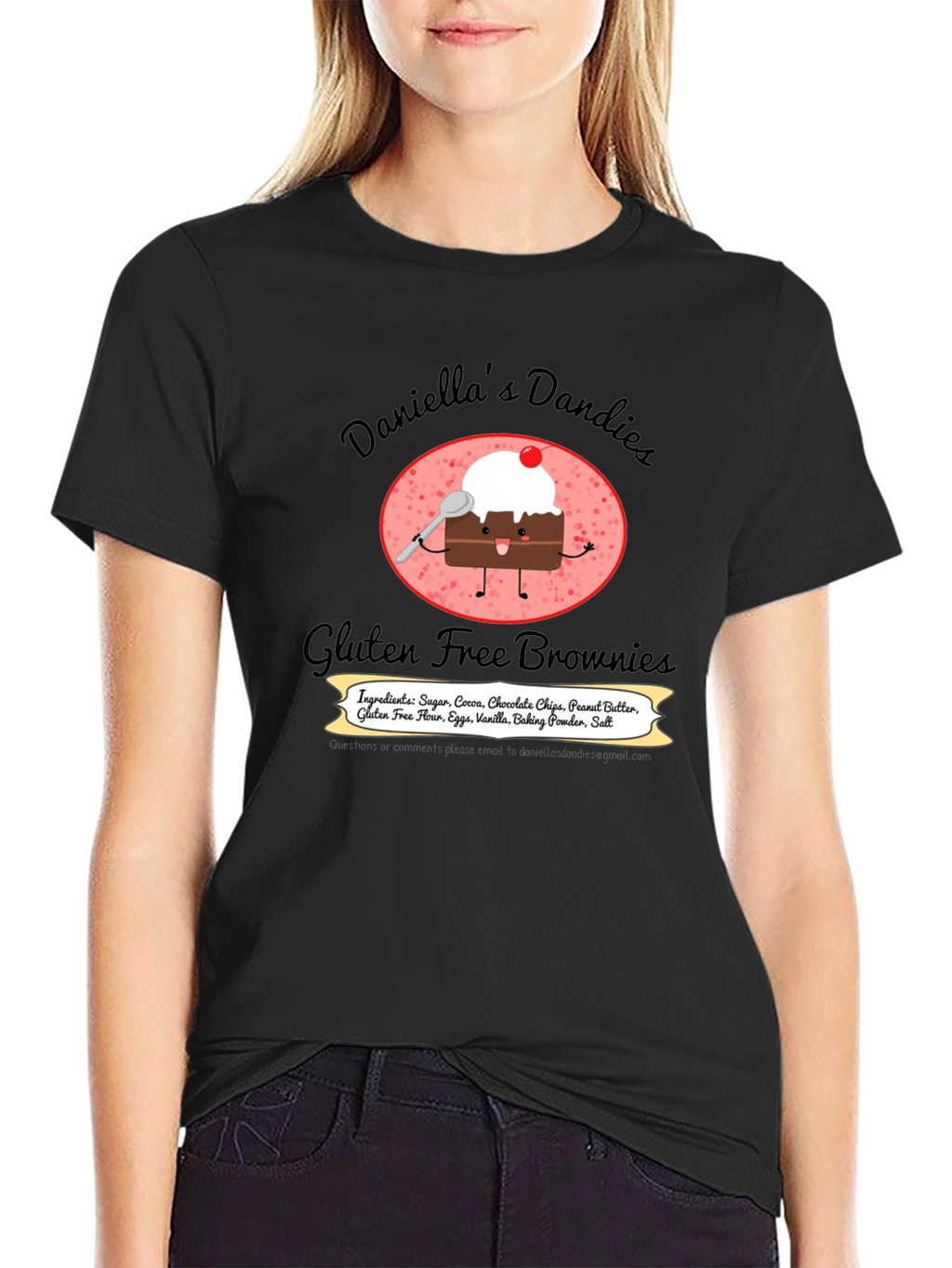 Daniellas Dandies Gluten Free Brownie T-Shirt