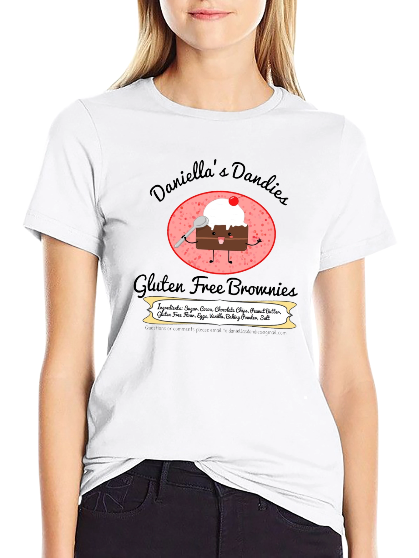 Daniellas Dandies Gluten Free Brownie T-Shirt