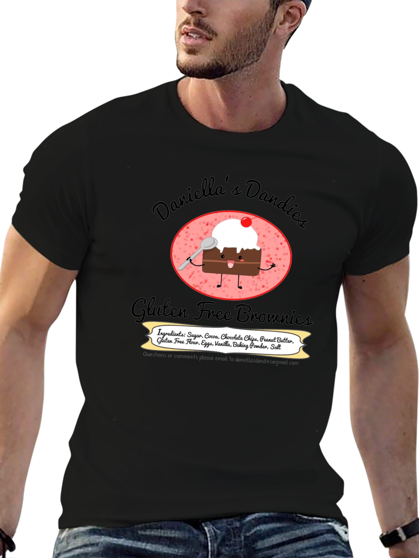 Daniellas Dandies Gluten Free Brownie T-Shirt