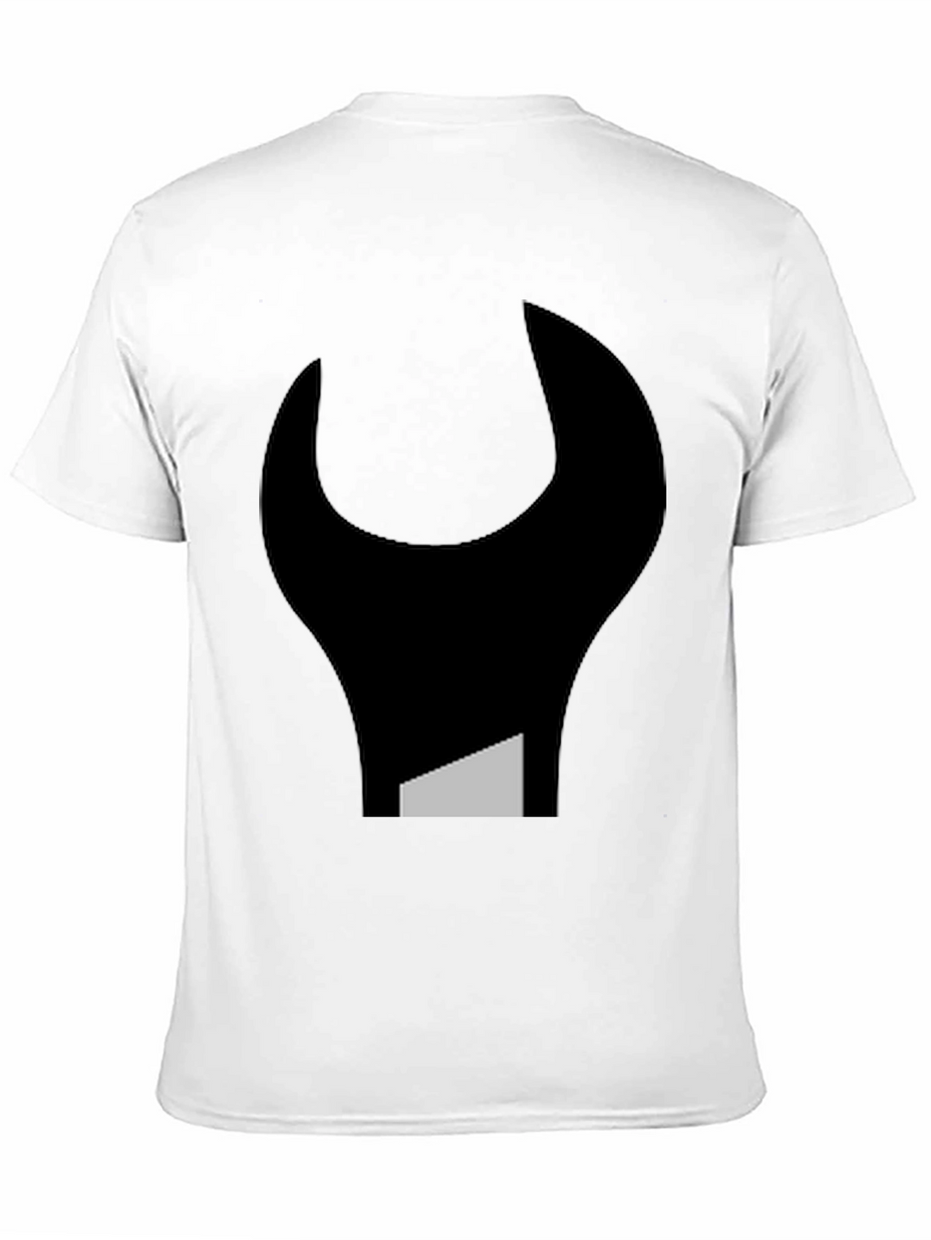 Abstract Wrench Graphic Tee - Black Unisex T-Shirt