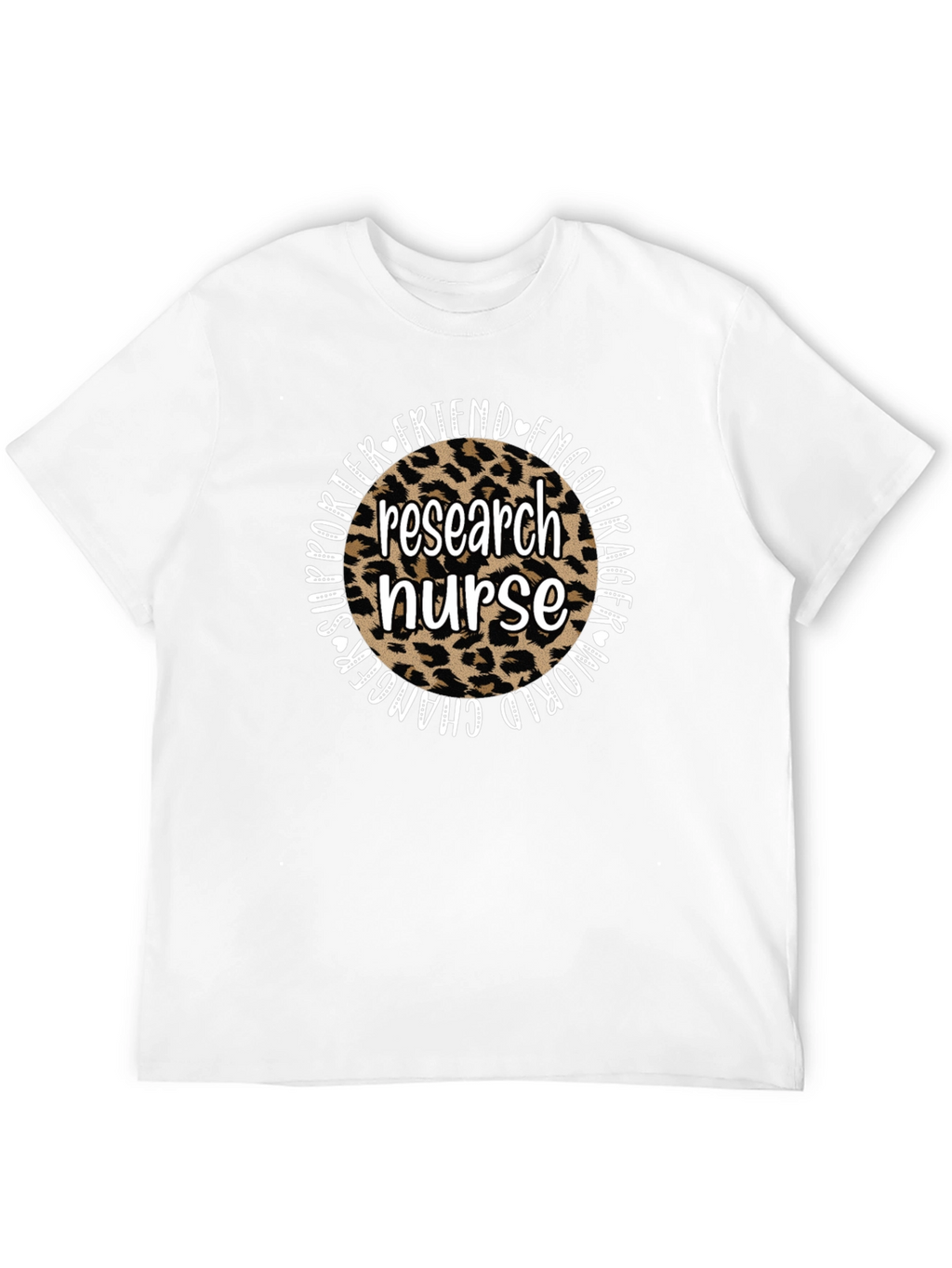 Research Nurse Leopard Print T-Shirt