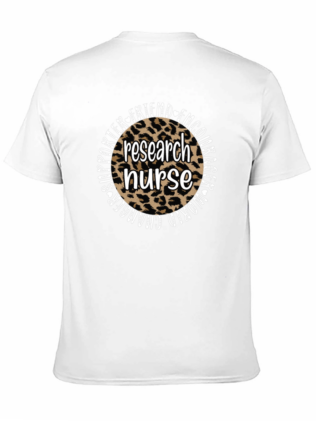 Research Nurse Leopard Print T-Shirt