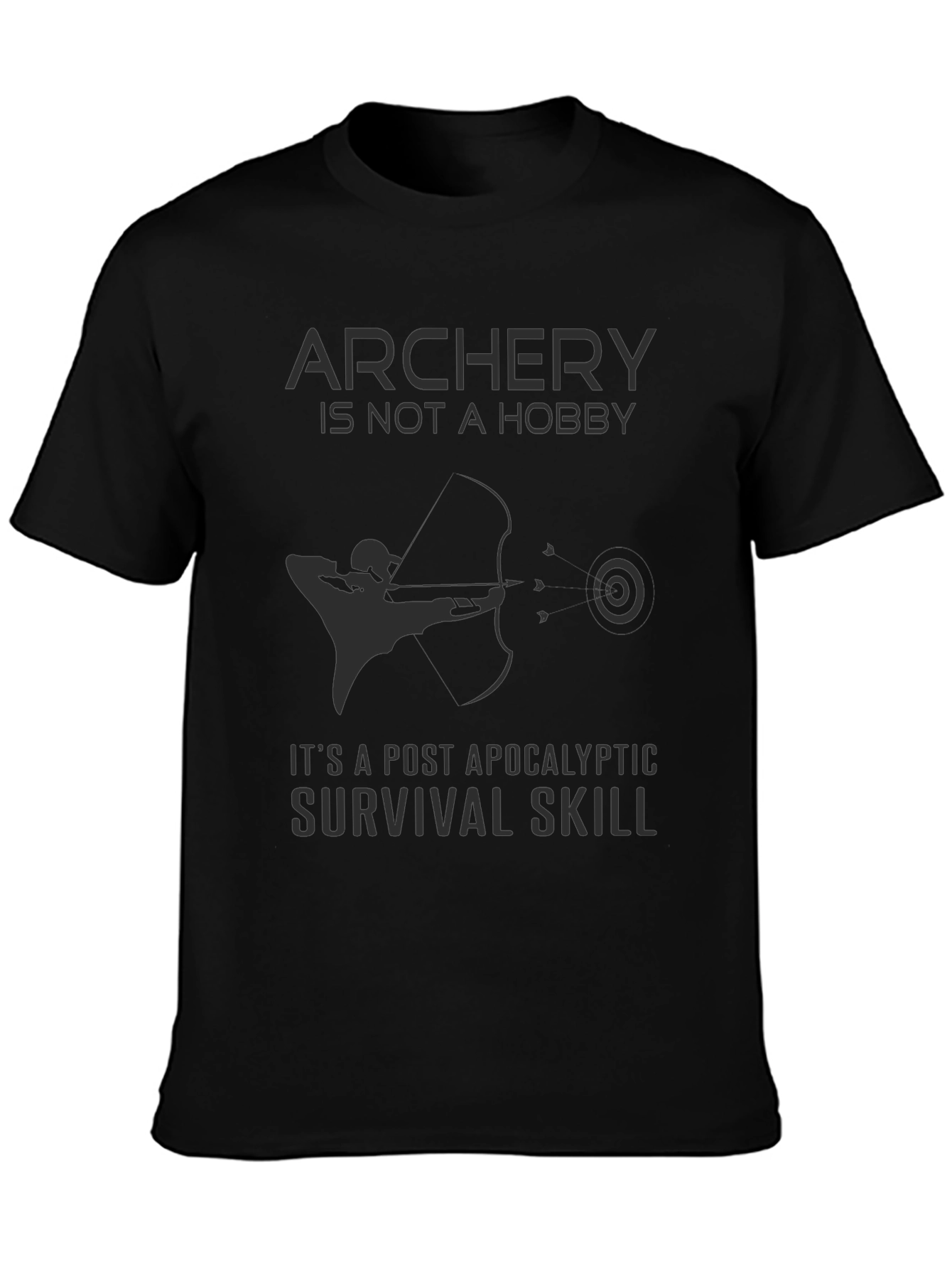 Archery Survival Skill T-Shirt | Post Apocalyptic Style