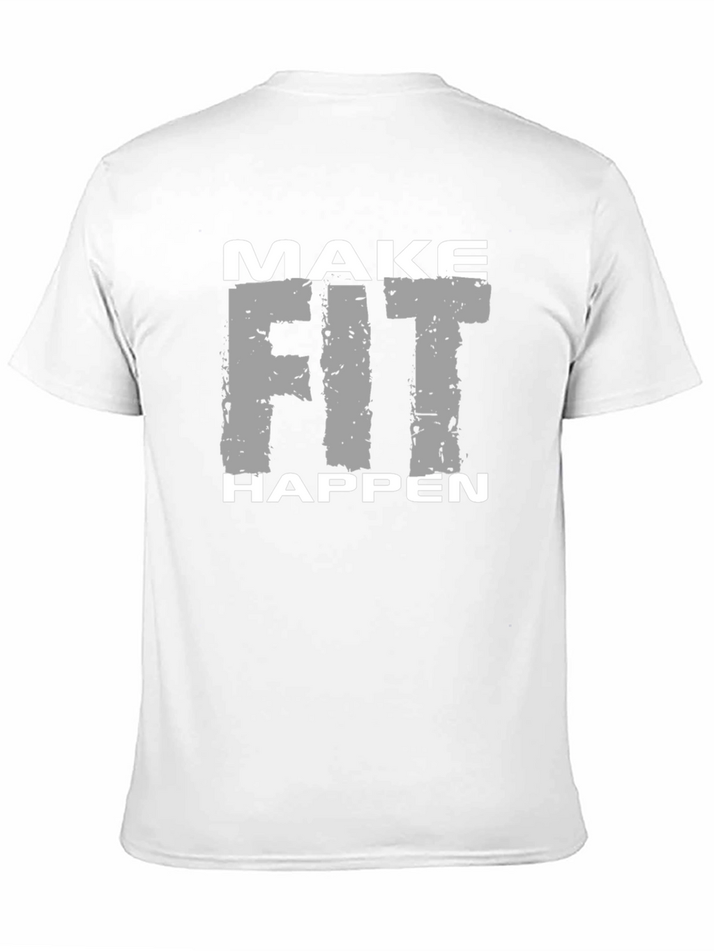 Make Fit Happen Graphic Tee - Black