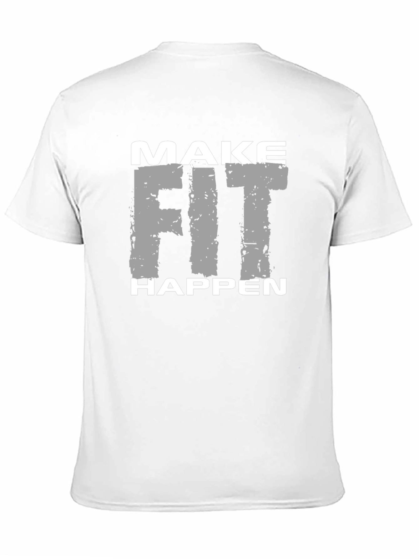 Make Fit Happen Graphic Tee - Black
