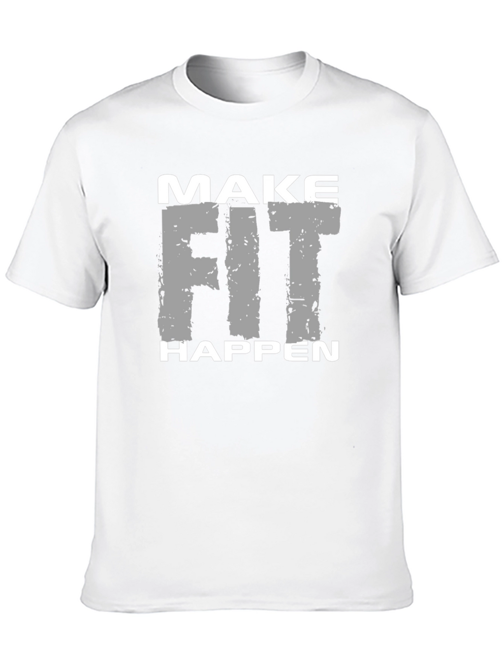 Make Fit Happen Graphic Tee - Black