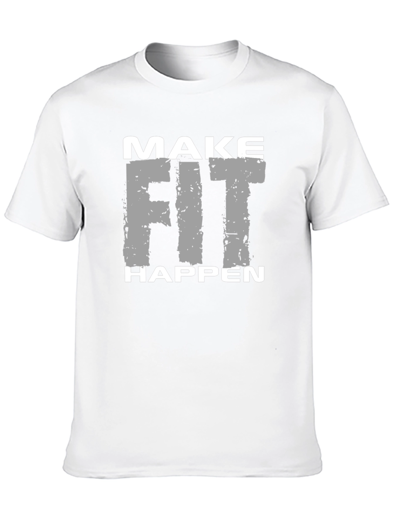 Make Fit Happen Graphic Tee - Black