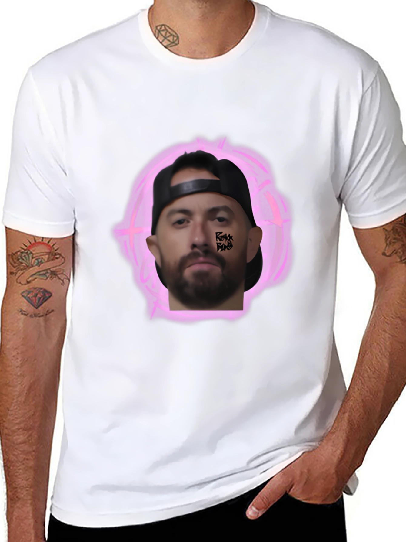 Unique Graphic Tee - Rockstar Design