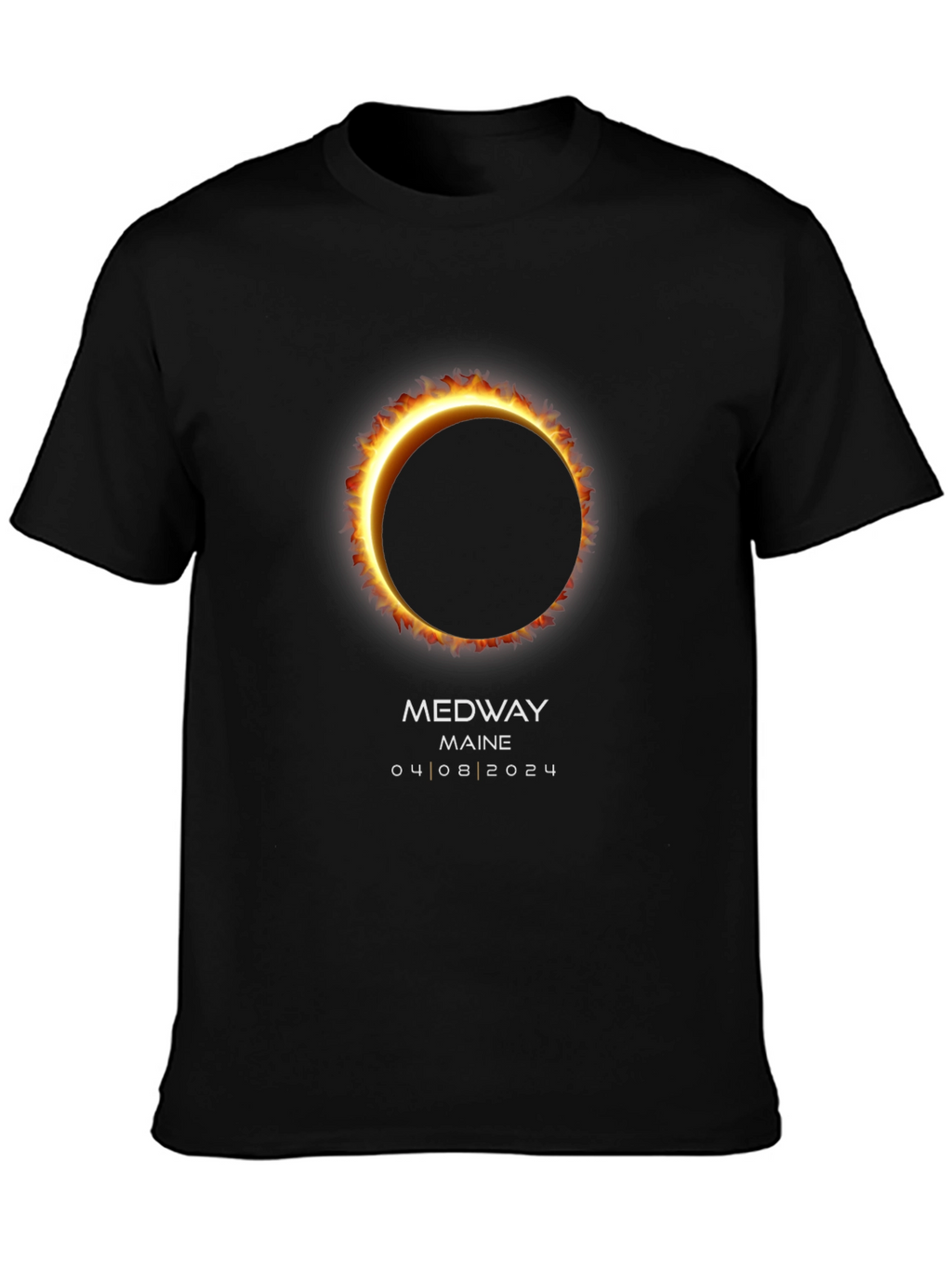 Medway Maine Eclipse T-Shirt - April 8 2024
