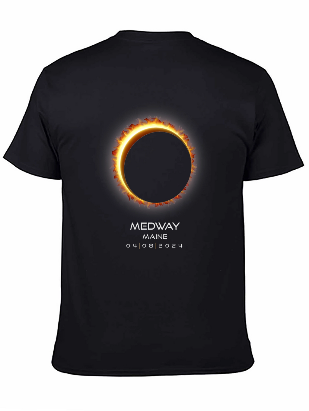 Medway Maine Eclipse T-Shirt - April 8 2024