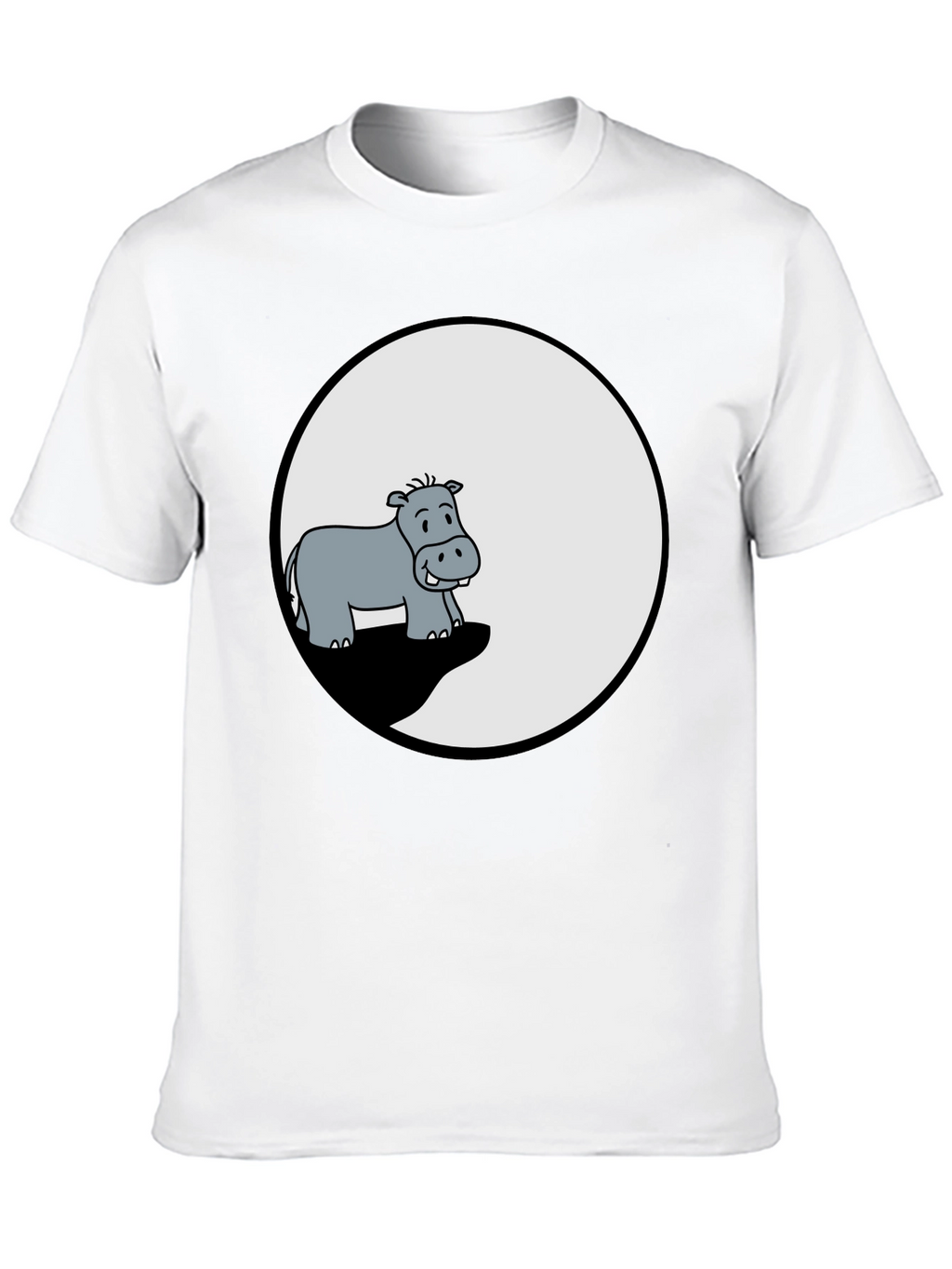 Hippo Graphic Tee - Mens Black T-Shirt