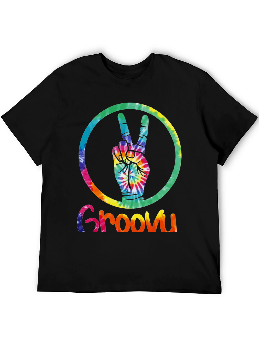Groovy Tie-Dye Peace Sign T-Shirt