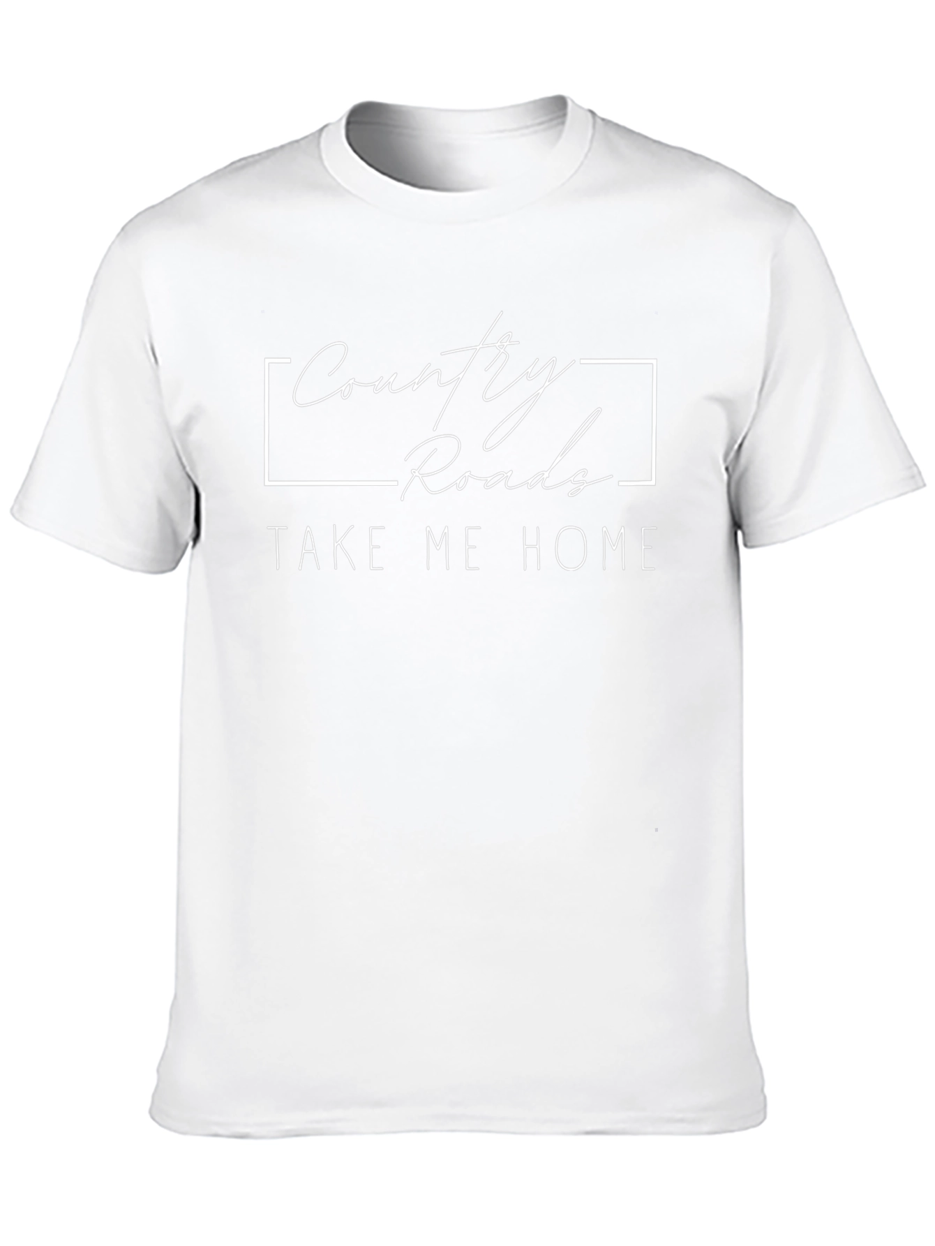 Country Roads Graphic Tee - Black