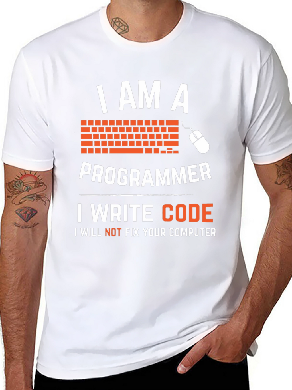 I Am A Programmer T-Shirt - Funny Coder Tee
