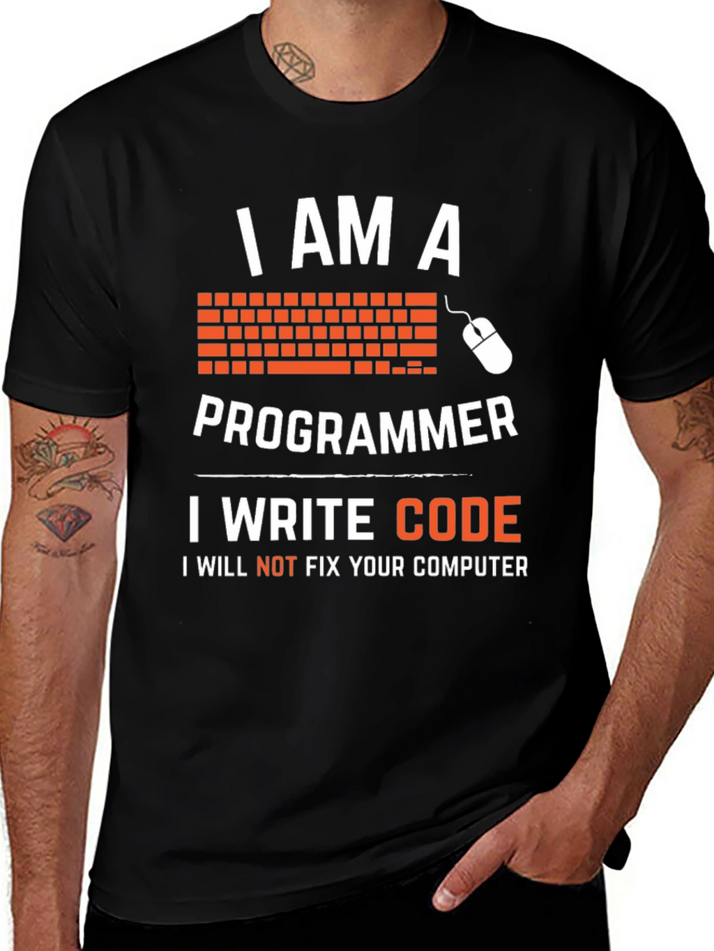 I Am A Programmer T-Shirt - Funny Coder Tee