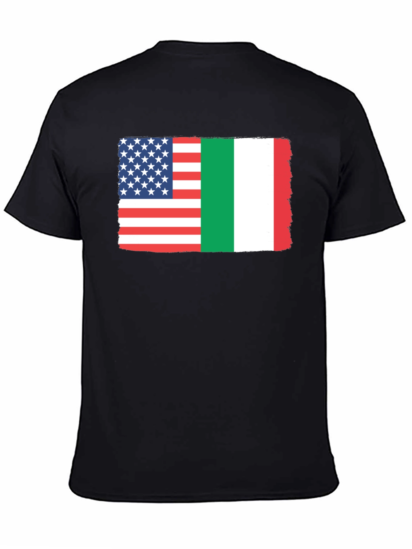 US and Italy Flag T-Shirt - Heritage Pride Tee