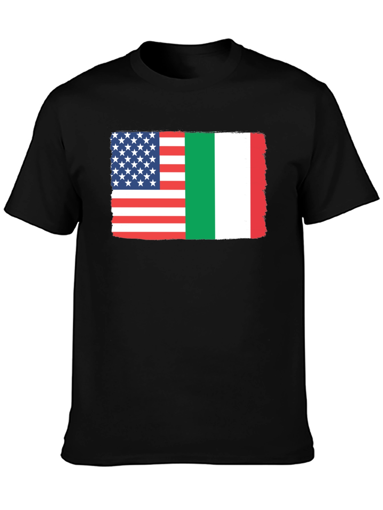US and Italy Flag T-Shirt - Heritage Pride Tee