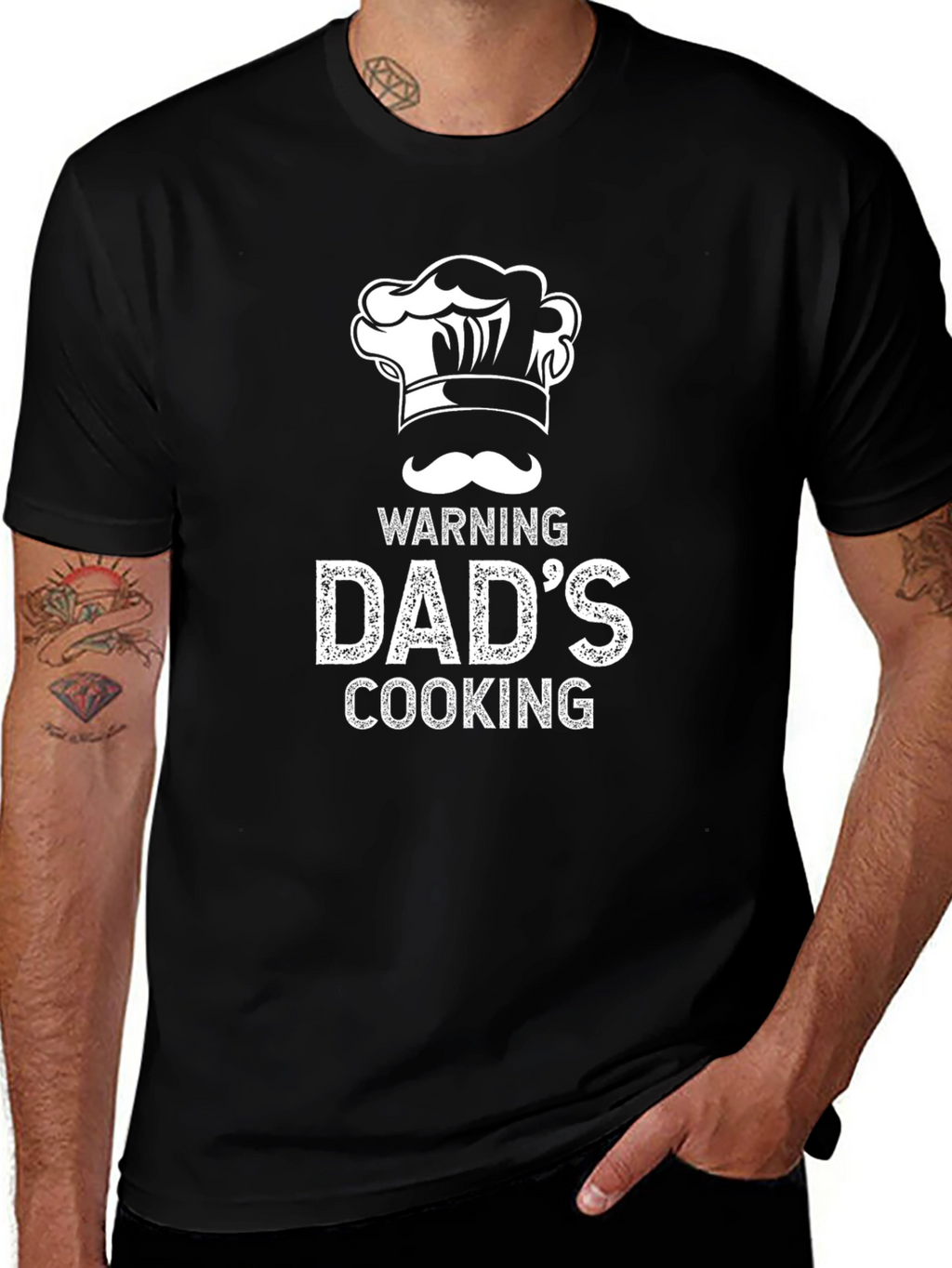 Dads Cooking T-Shirt - Warning Chef Humor