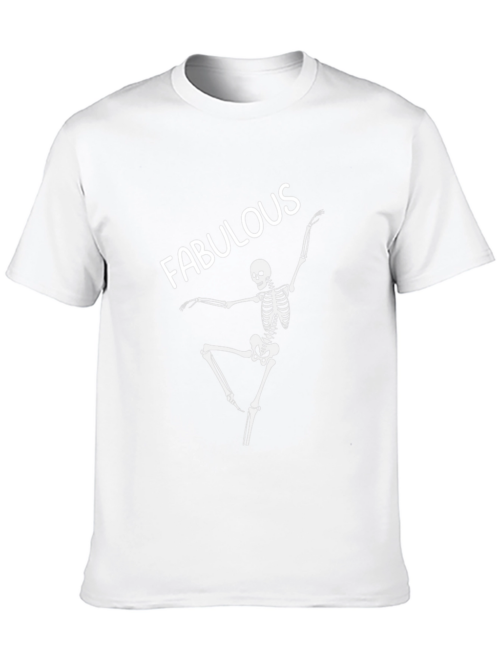 Fabulous Skeleton Graphic Tee - Black