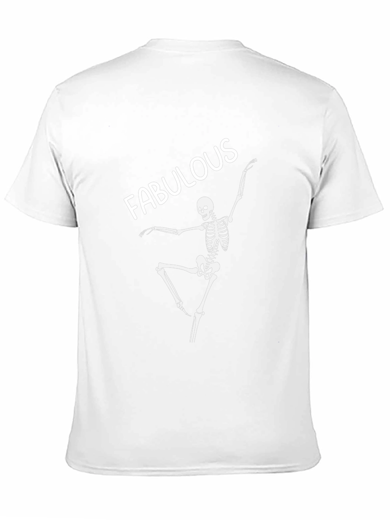 Fabulous Skeleton Graphic Tee - Black