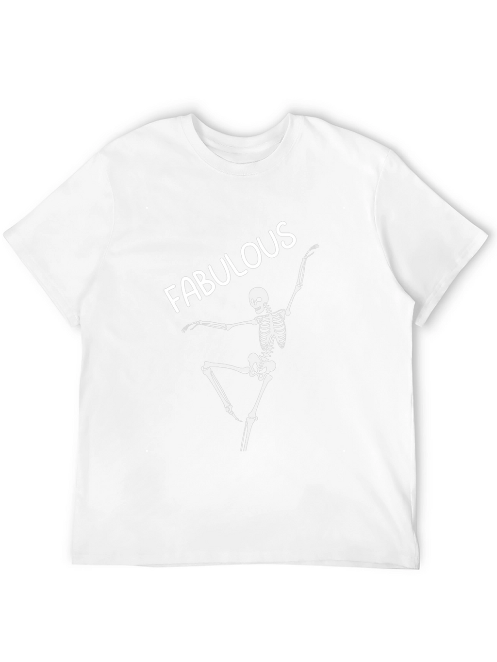 Fabulous Skeleton Graphic Tee - Black