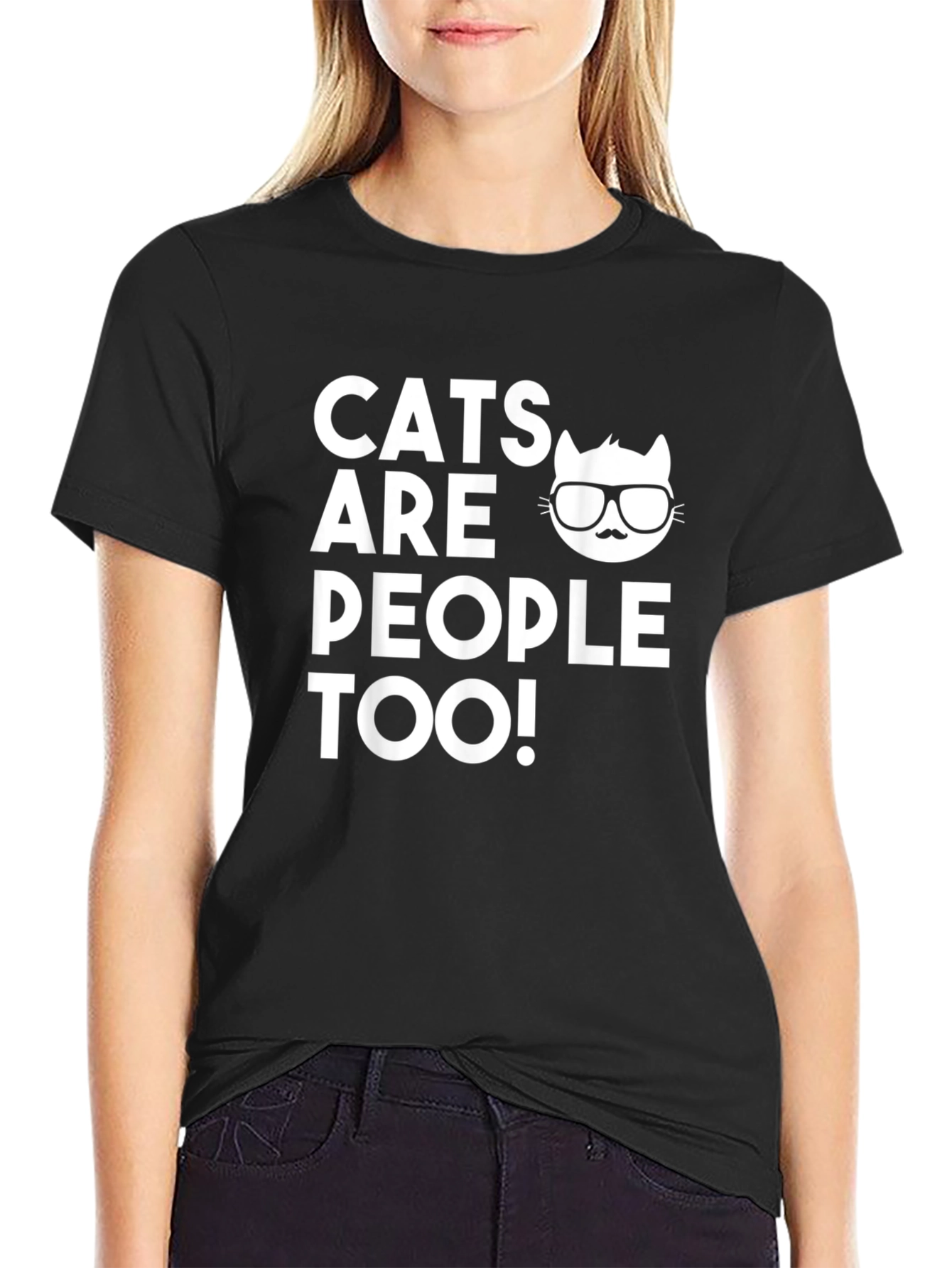 Cats Are People Too! Graphic Tee