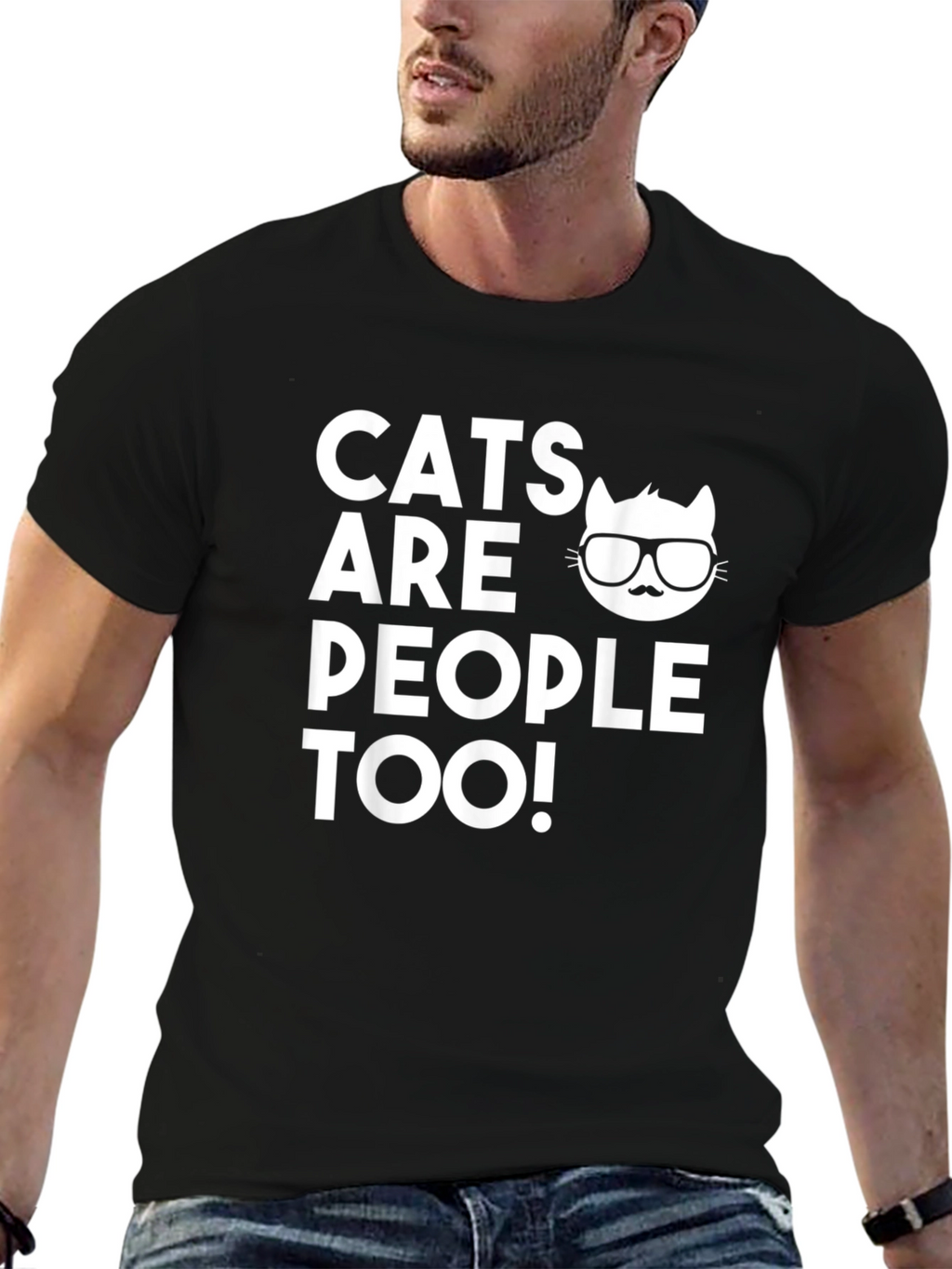 Cats Are People Too! Graphic Tee