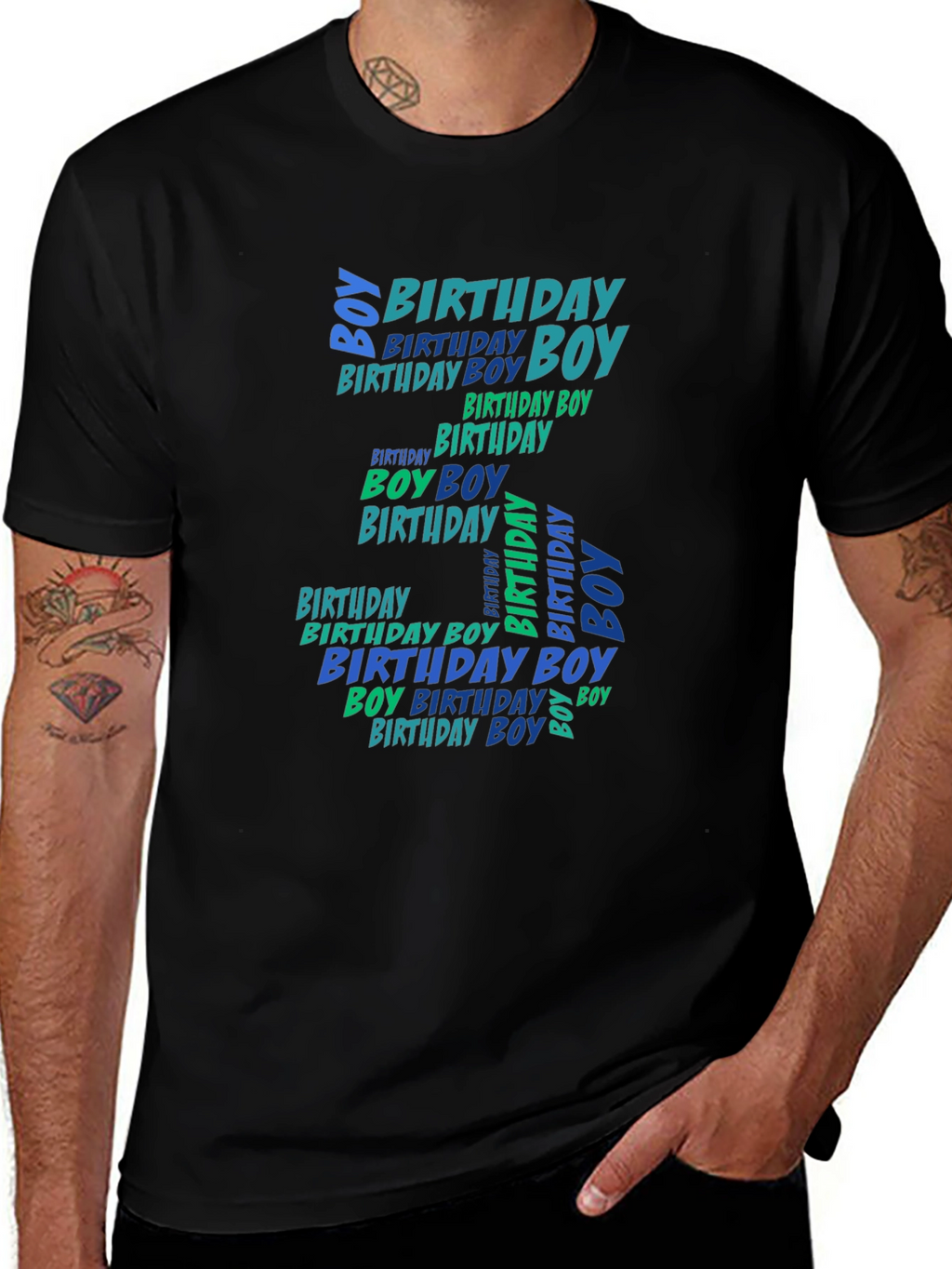 Birthday Boy Number 5 T-Shirt
