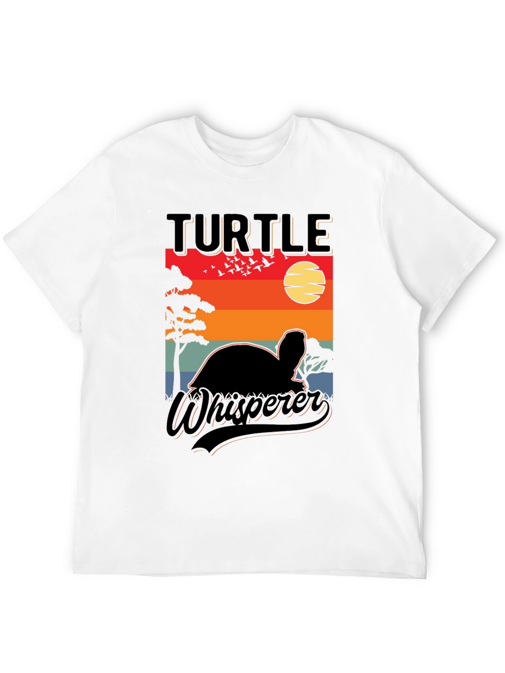 Turtle Whisperer Graphic Tee - Sunset Design