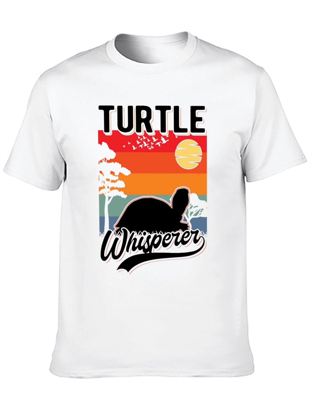 Turtle Whisperer Graphic Tee - Sunset Design
