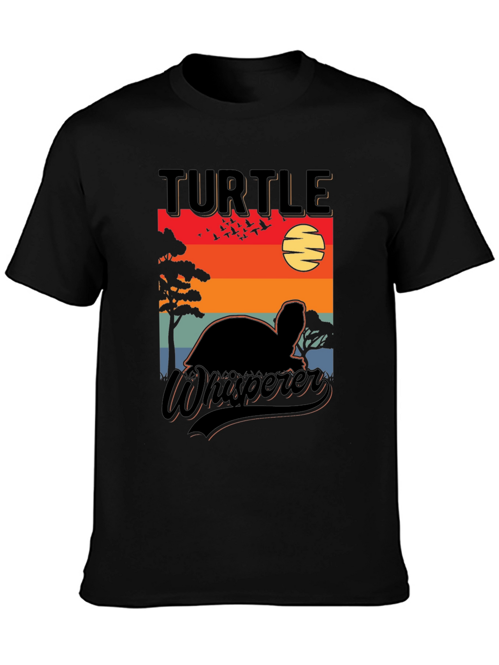 Turtle Whisperer Graphic Tee - Sunset Design