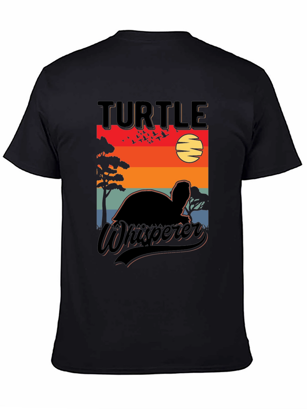 Turtle Whisperer Graphic Tee - Sunset Design
