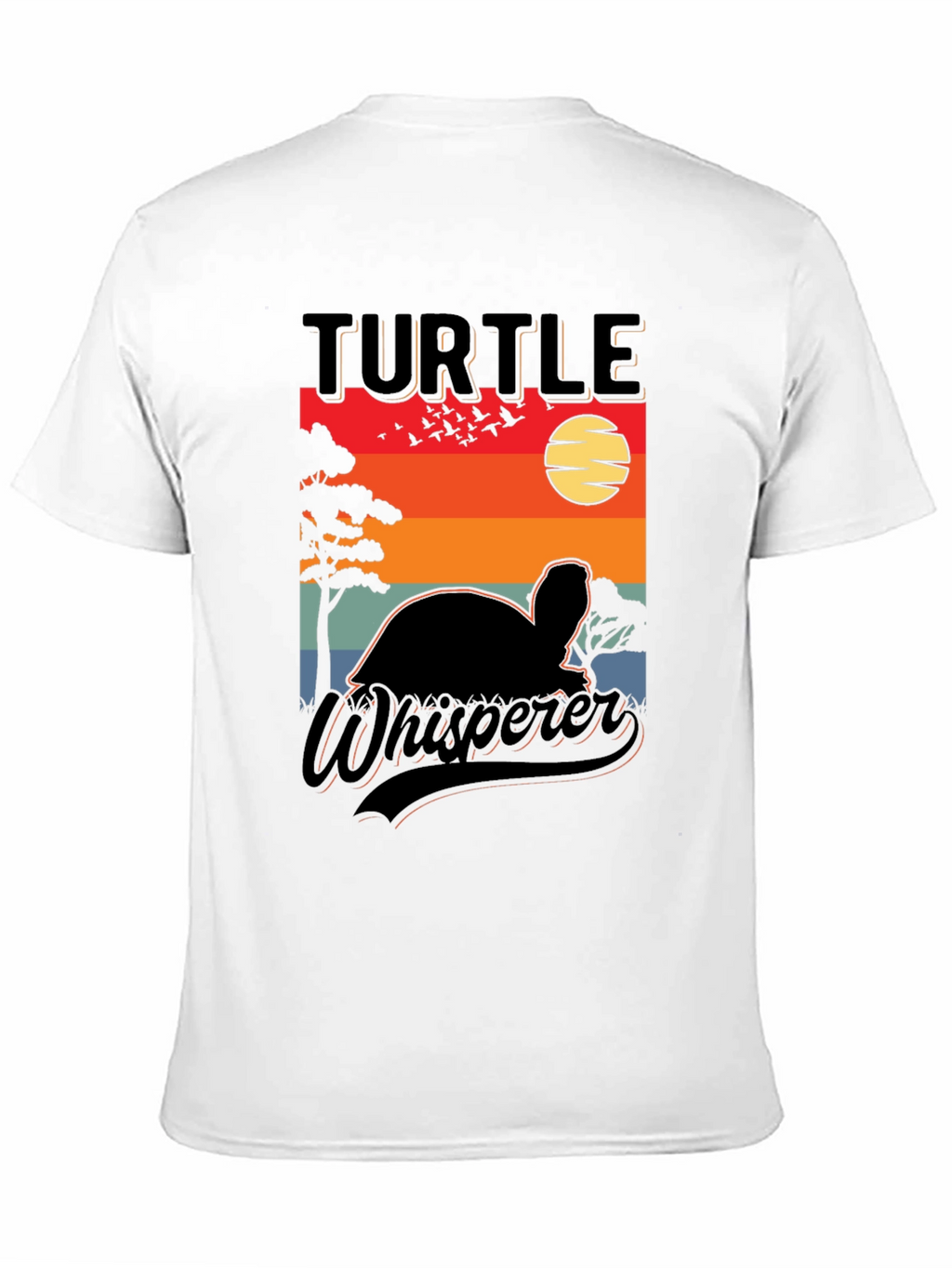 Turtle Whisperer Graphic Tee - Sunset Design