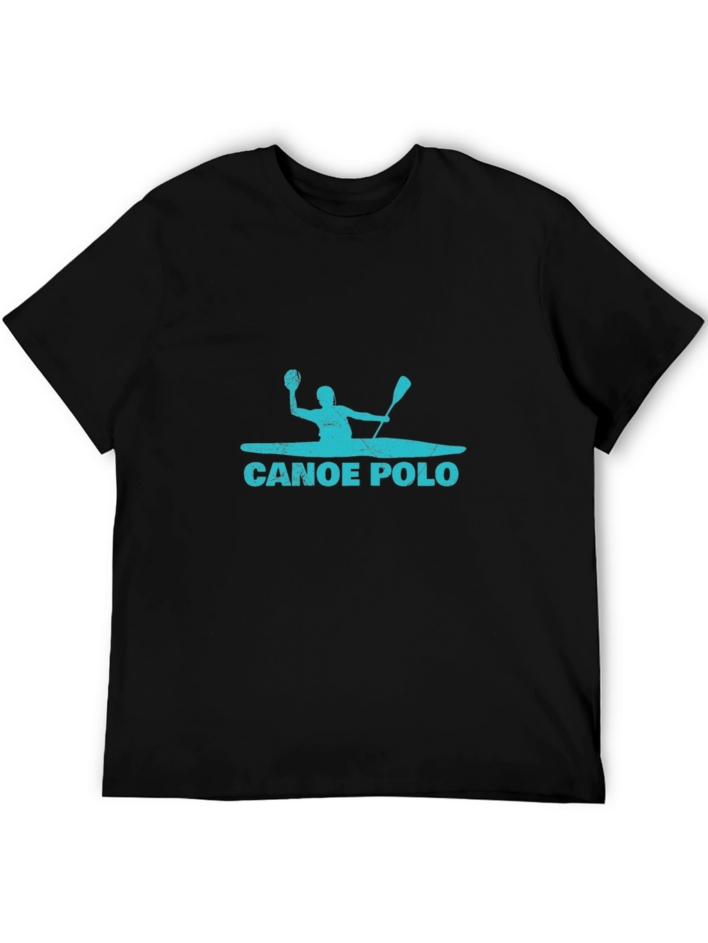 Canoe Polo Black T-Shirt