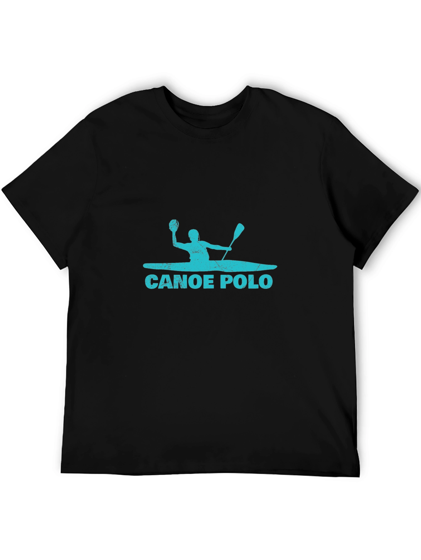 Canoe Polo Black T-Shirt