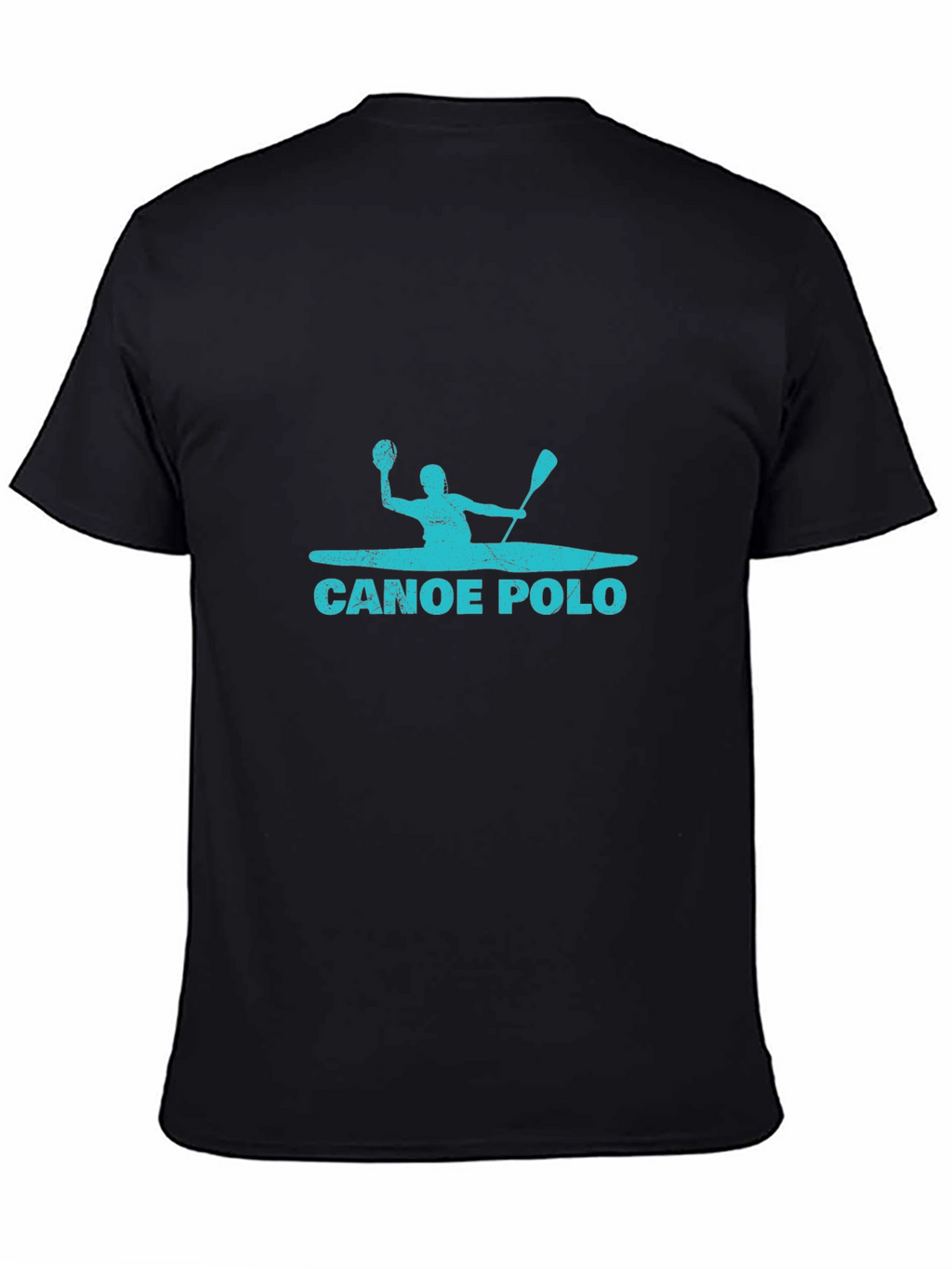 Canoe Polo Black T-Shirt
