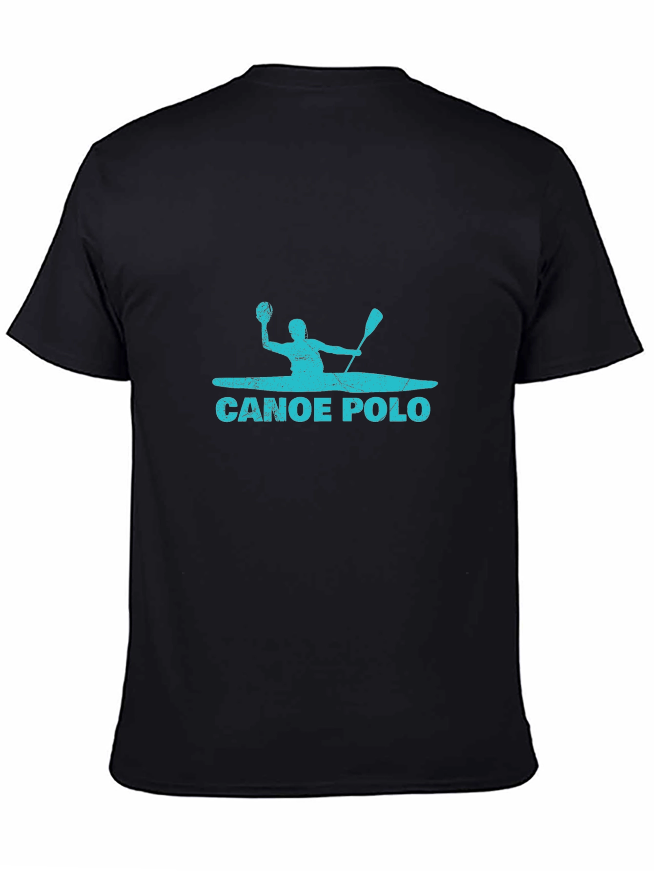 Canoe Polo Black T-Shirt