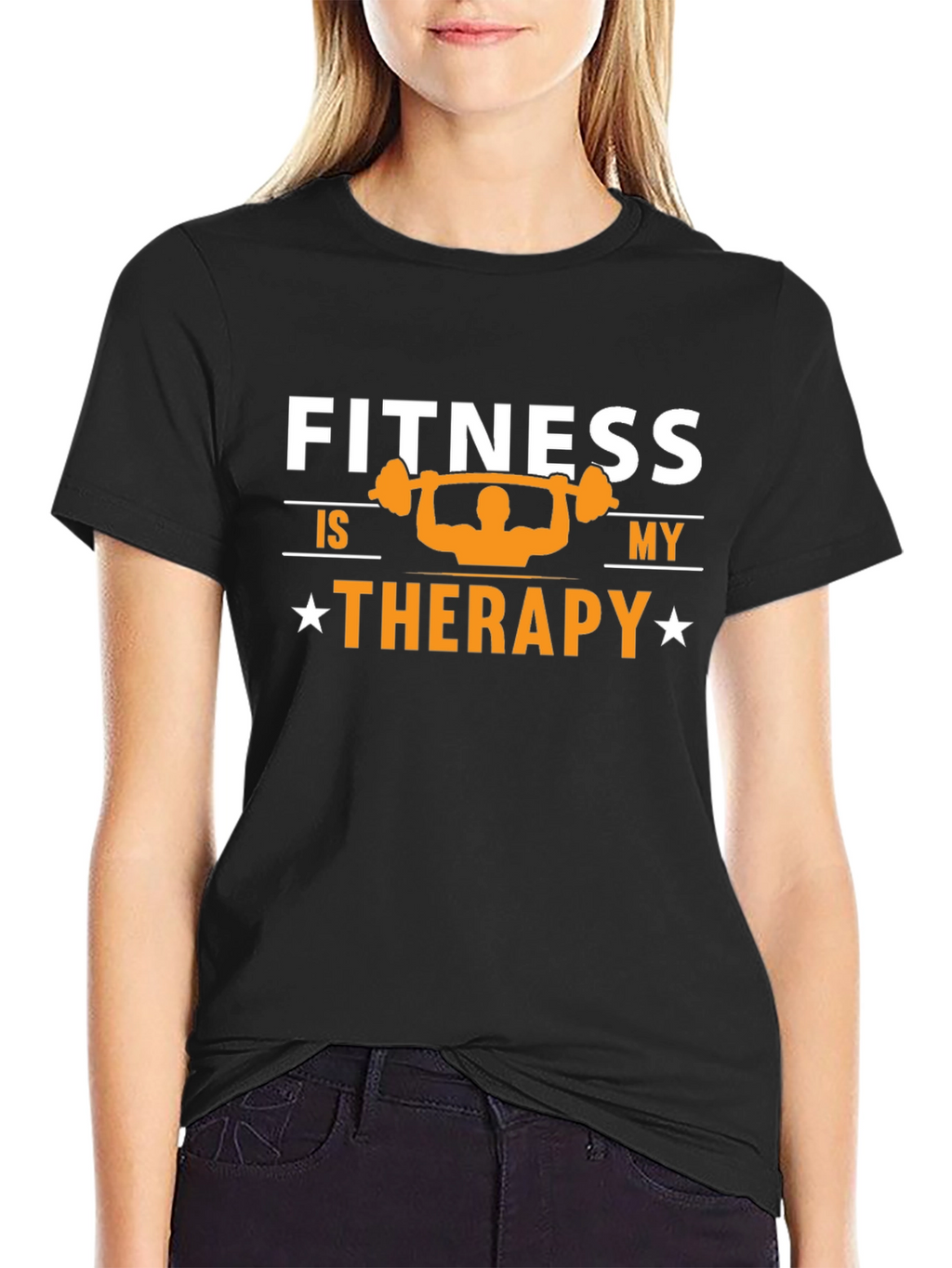 Fitness Therapy Graphic T-Shirt - Workout Motivation Tee