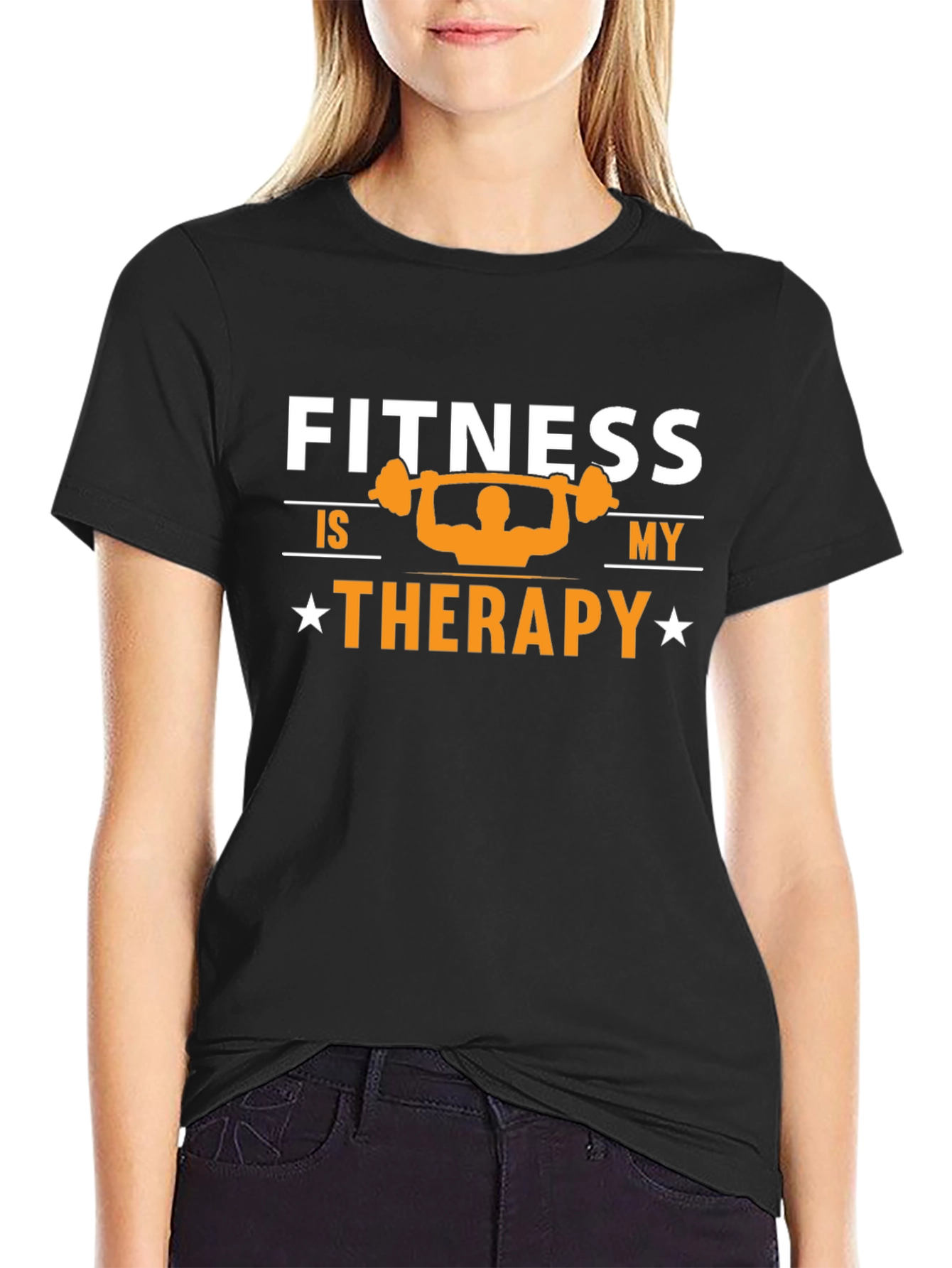 Fitness Therapy Graphic T-Shirt - Workout Motivation Tee