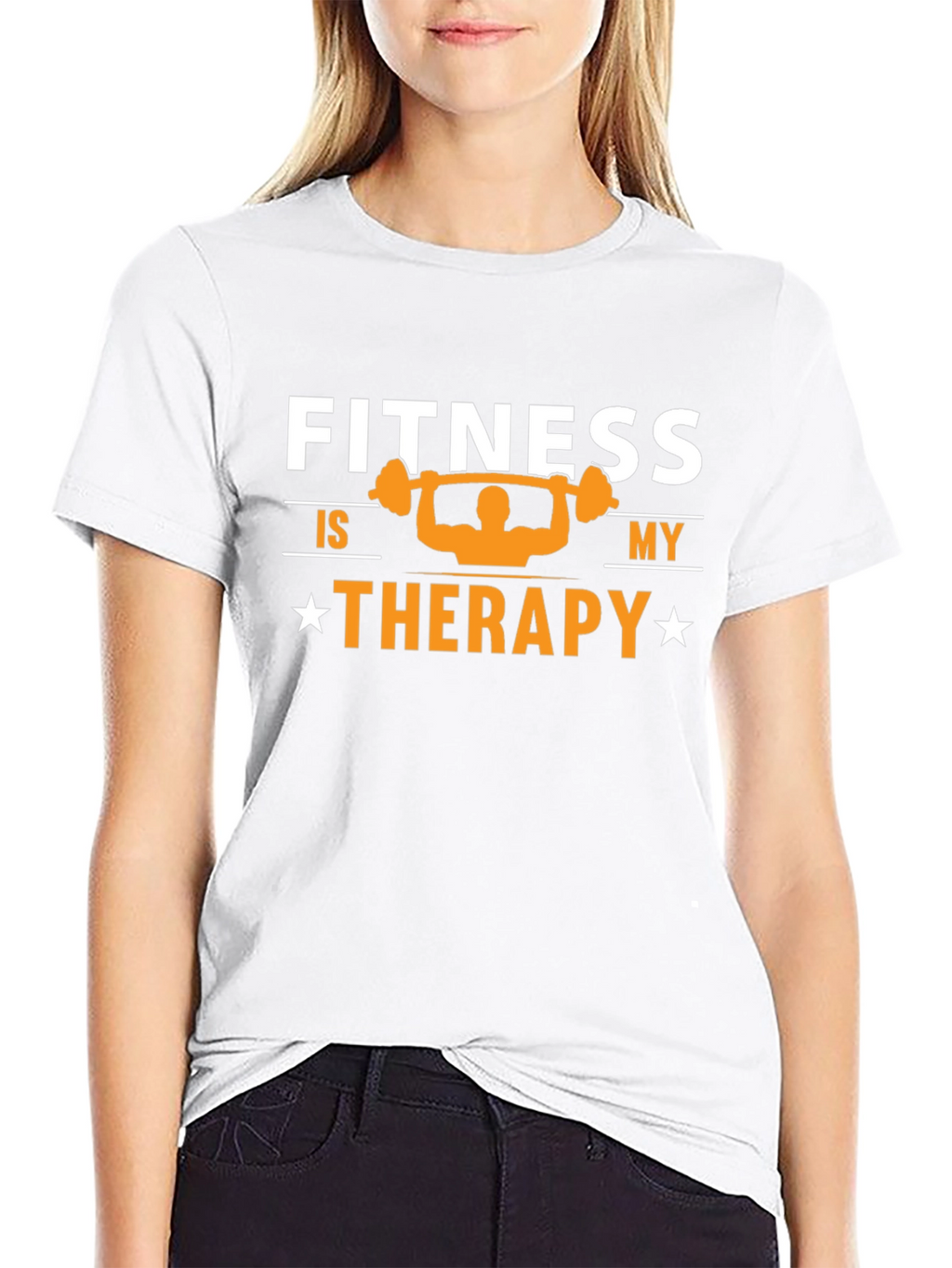 Fitness Therapy Graphic T-Shirt - Workout Motivation Tee