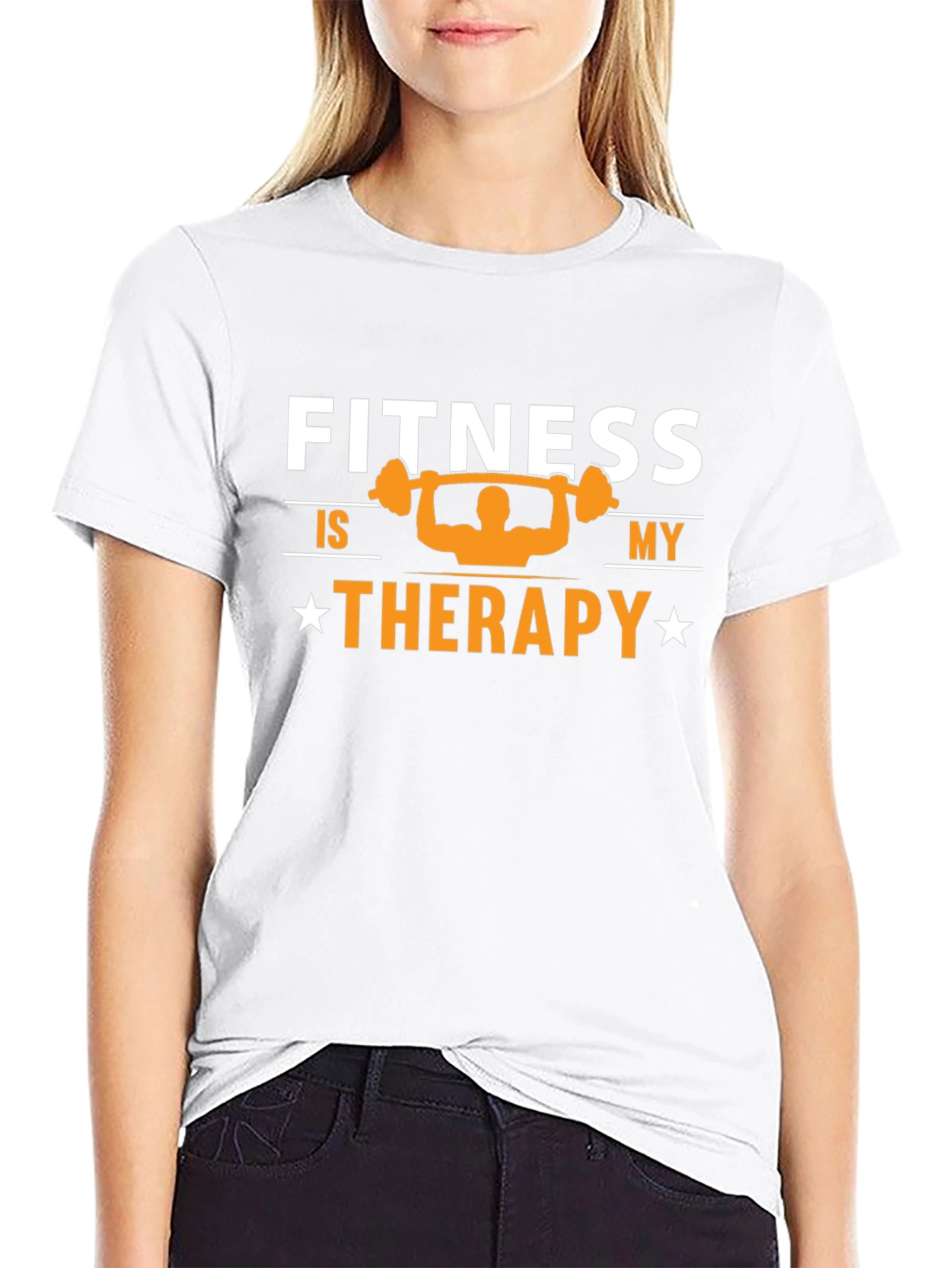Fitness Therapy Graphic T-Shirt - Workout Motivation Tee