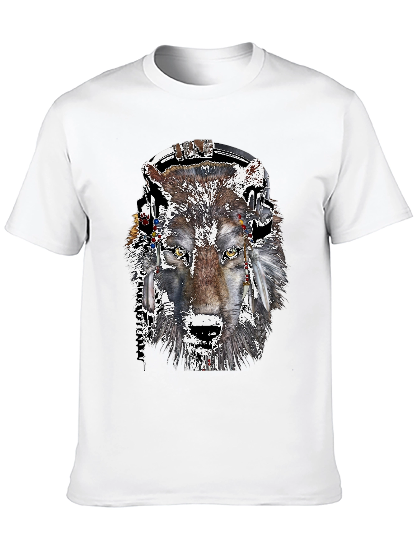 Wolf Headphone Graphic Tee