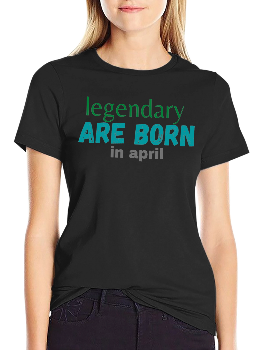 Legendary Born in April Graphic T-Shirt