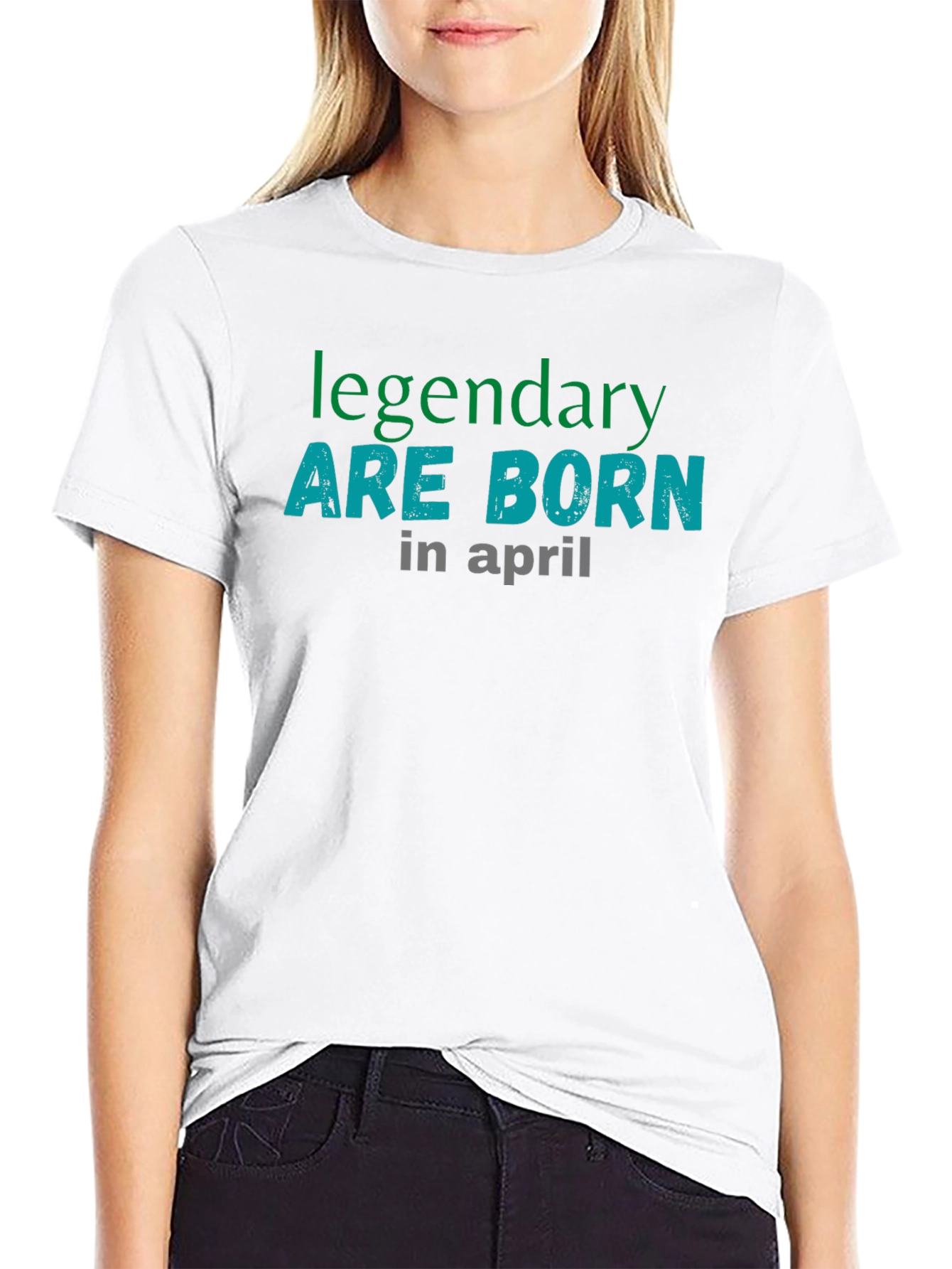 Legendary Born in April Graphic T-Shirt