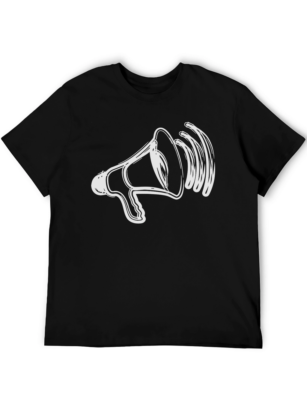 Megaphone Graphic Tee - Loud & Clear Statement Shirt