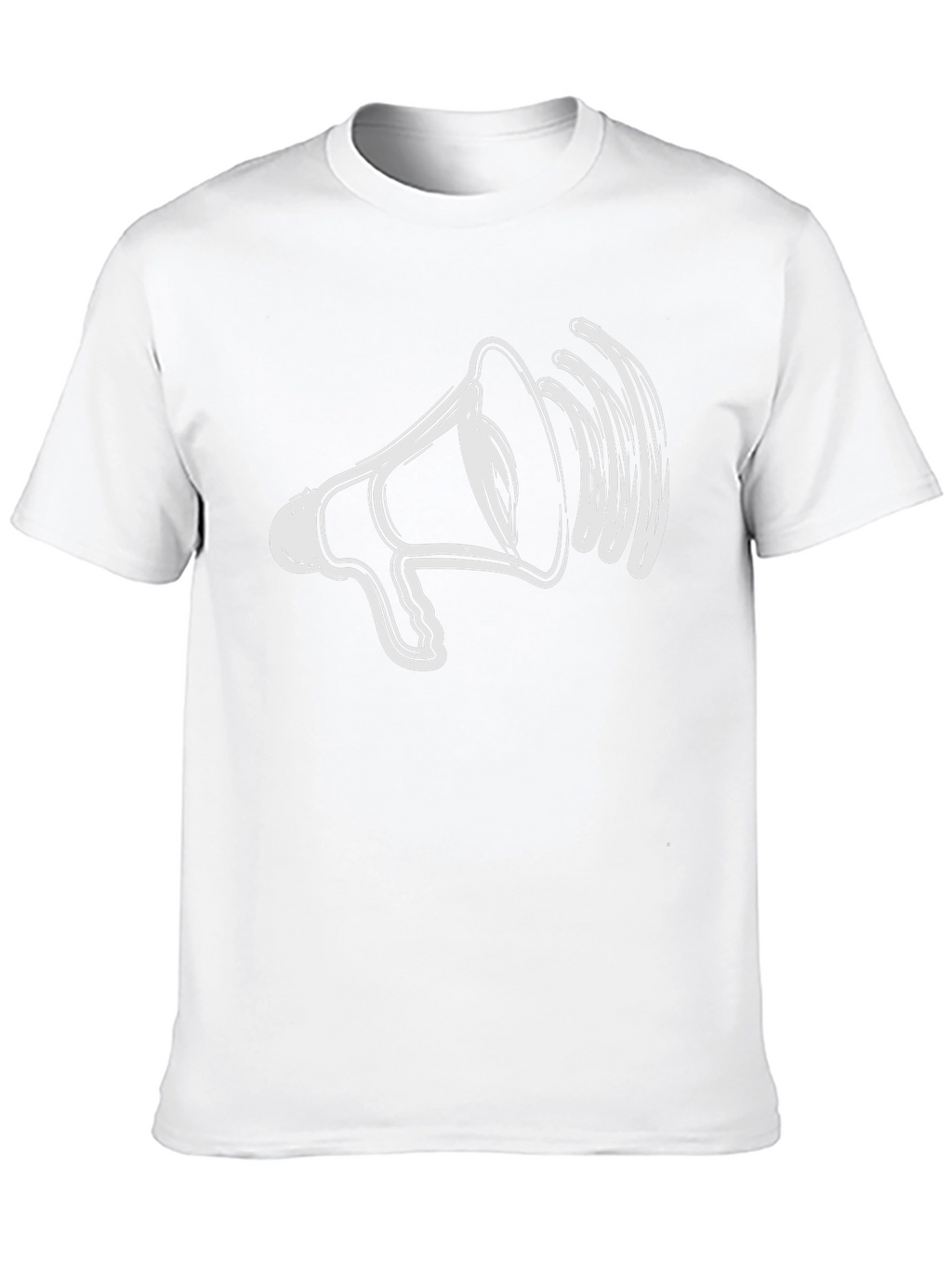 Megaphone Graphic Tee - Loud & Clear Statement Shirt